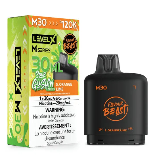 Flavour Beast Level X M Series 120k - Gushin S. Orange Lime