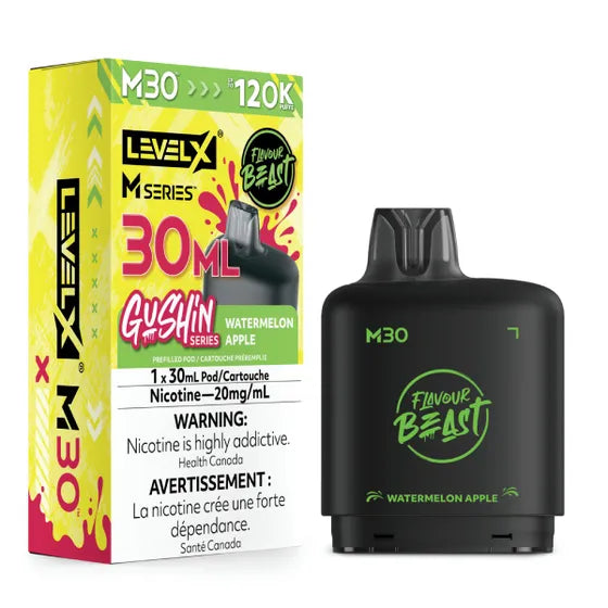 Flavour Beast Level X M Series 120k - Gushin Watermelon Apple (PROV)