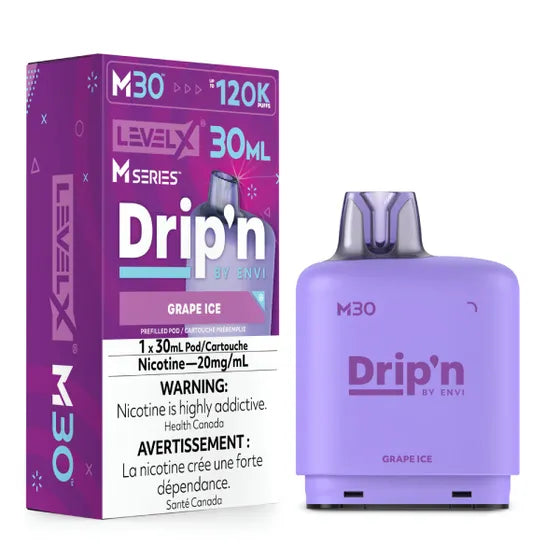 Drip'n Level X M Series 120k - Grape Ice