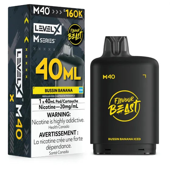Flavour Beast Level X M Series 160k - Bussin Banana Iced (PROV)