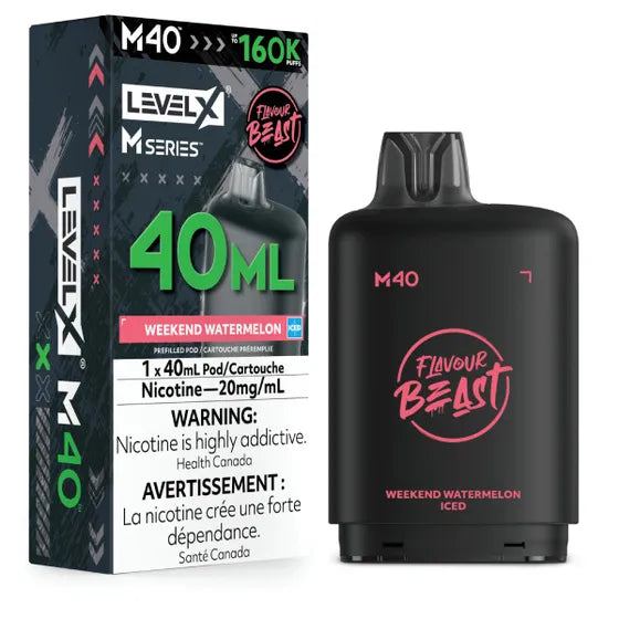 Flavour Beast Level X M Series 160k - Weekend Watermelon Iced (PROV)