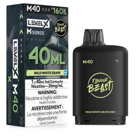 Flavour Beast Level X M Series 160k - Wild White Grape Iced (PROV)