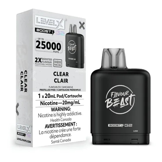 Flavour Beast Level X Boost G2 25k - Clear