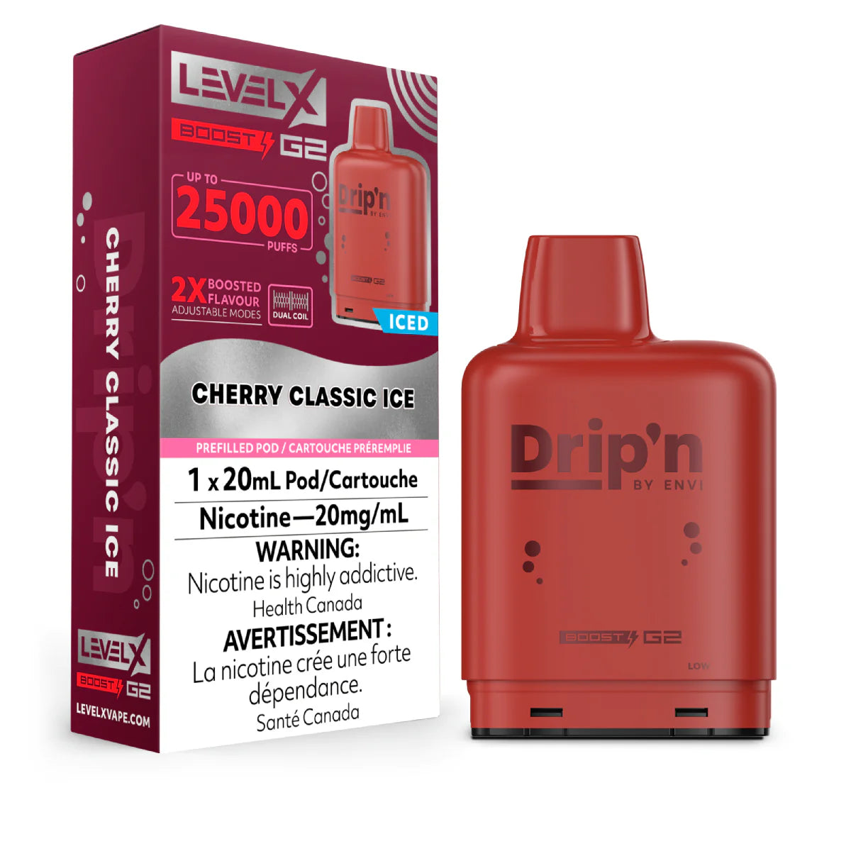 Drip'n Level X Boost G2 25k - Cherry Classic Ice (PROV)