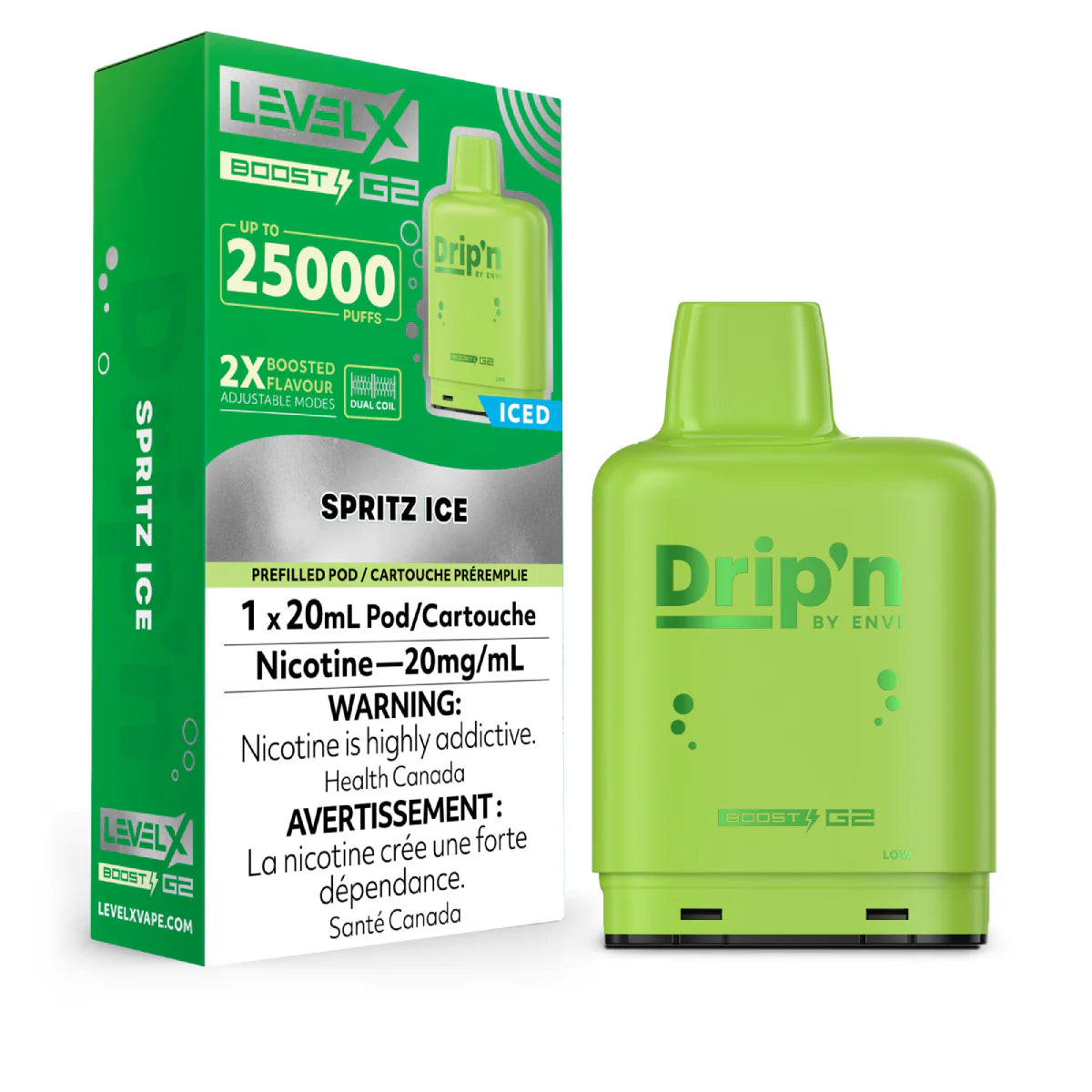 Drip'n Level X Boost G2 25k - Spritz Ice (PROV)