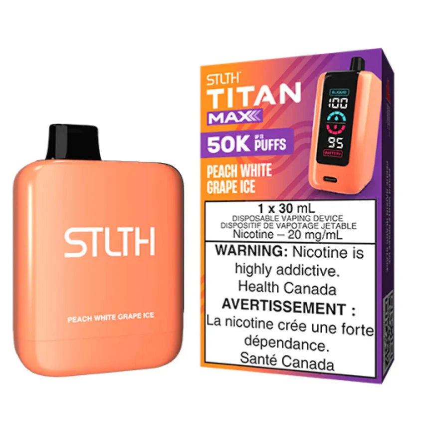 STLTH Titan Max - Peach White Grape Ice