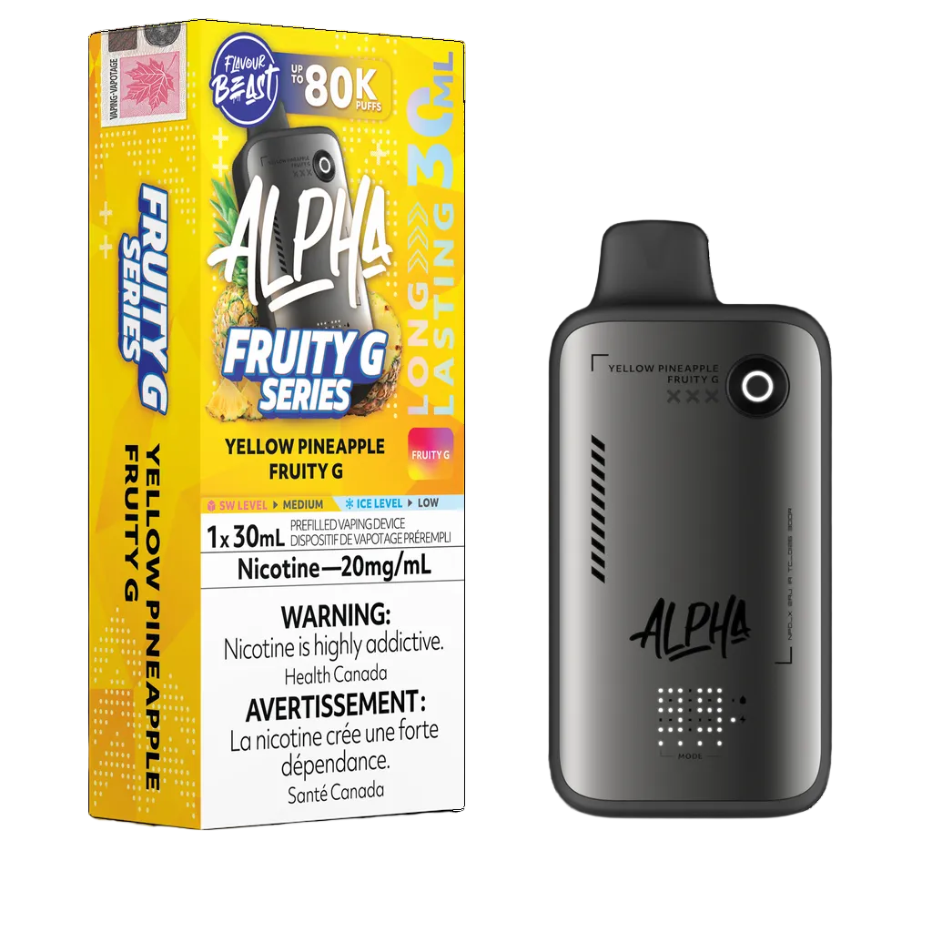 Flavour Beast ALPHA 80k - Yellow Pineapple Fruity G (PROV)