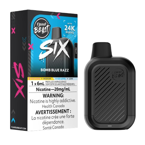 Flavour Beast SIX 24k - Bomb Blue Razz