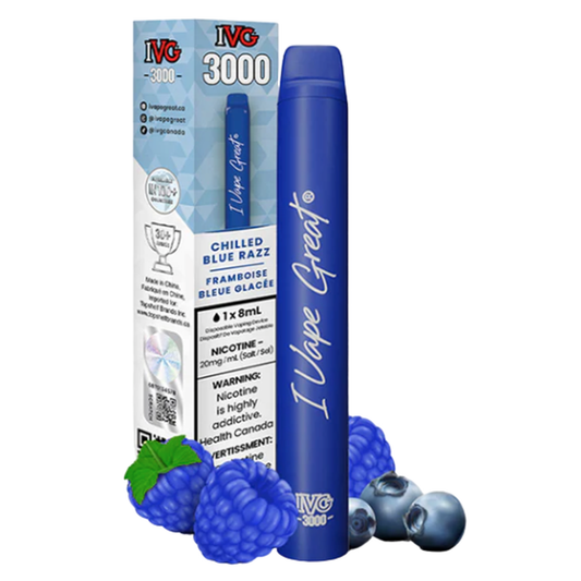 IVG 3000 - Chilled Blue Razz