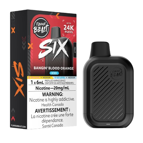 Flavour Beast SIX 24k - Bangin' Blood Orange Iced