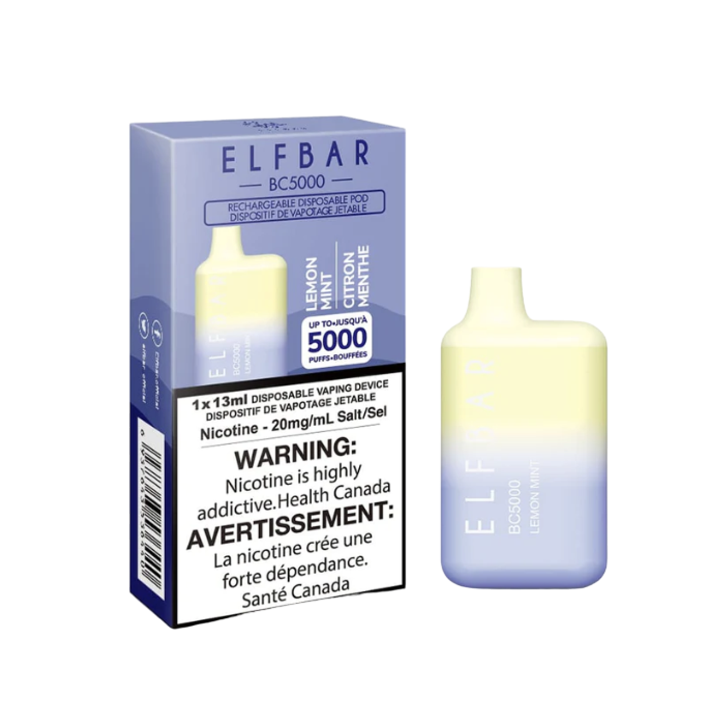 Elf Bar BC5000 Lemon Mint Prime Vape