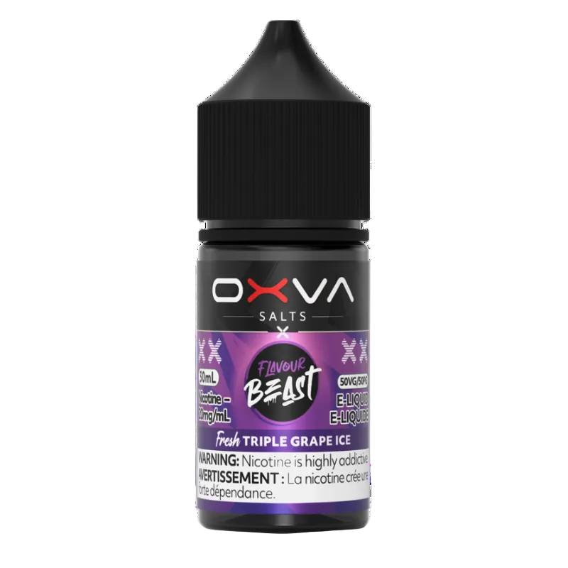 Flavour Beast x OXVA - Fresh Triple Grape Ice 30 mL Salt