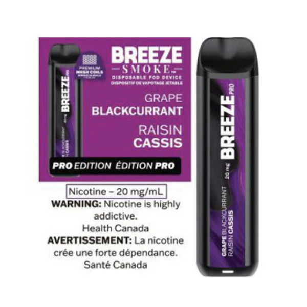 Breeze Pro - Grape Blackcurrant Prime Vape Breeze Pro - Grape Blackcurrant Prime Vape
