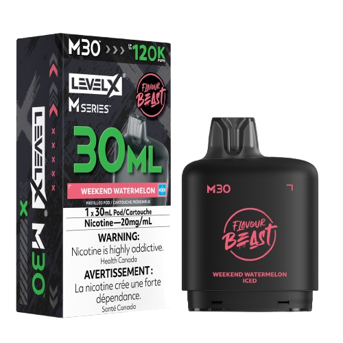 Flavour Beast Level X M Series 120k - Weekend Watermelon Iced (PROV)