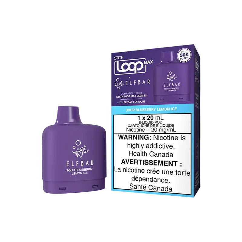 STLTH Loop MAX x ELFBAR 50k - Sour Blueberry Lemon Ice