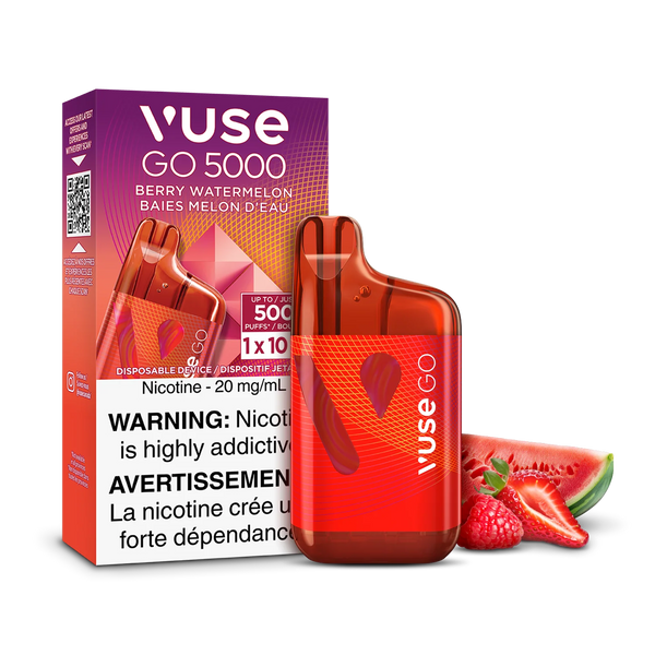 Vuse GO 5000 - Berry Watermelon Prime Vape Vuse GO 5000 - Berry Watermelon Prime Vape