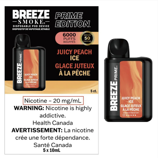 Breeze Prime - Juicy Peach Ice