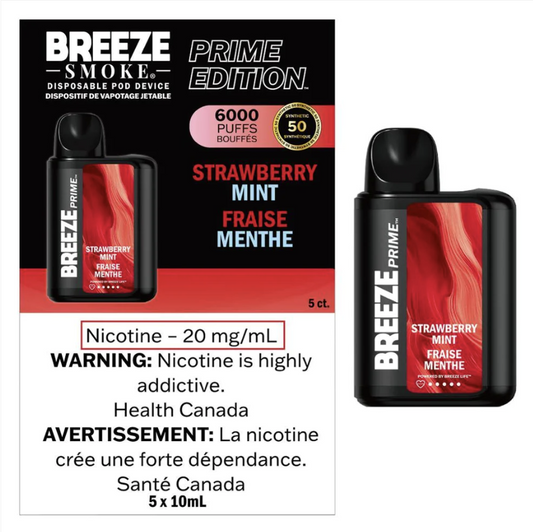 Breeze Prime - Strawberry Mint