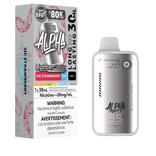 Flavour Beast ALPHA 80k Light Flavours Series - Sic Strawberry Iced