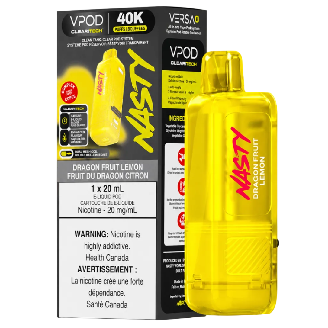 Nasty Versa X Pod 40k - Dragon Fruit Lemon
