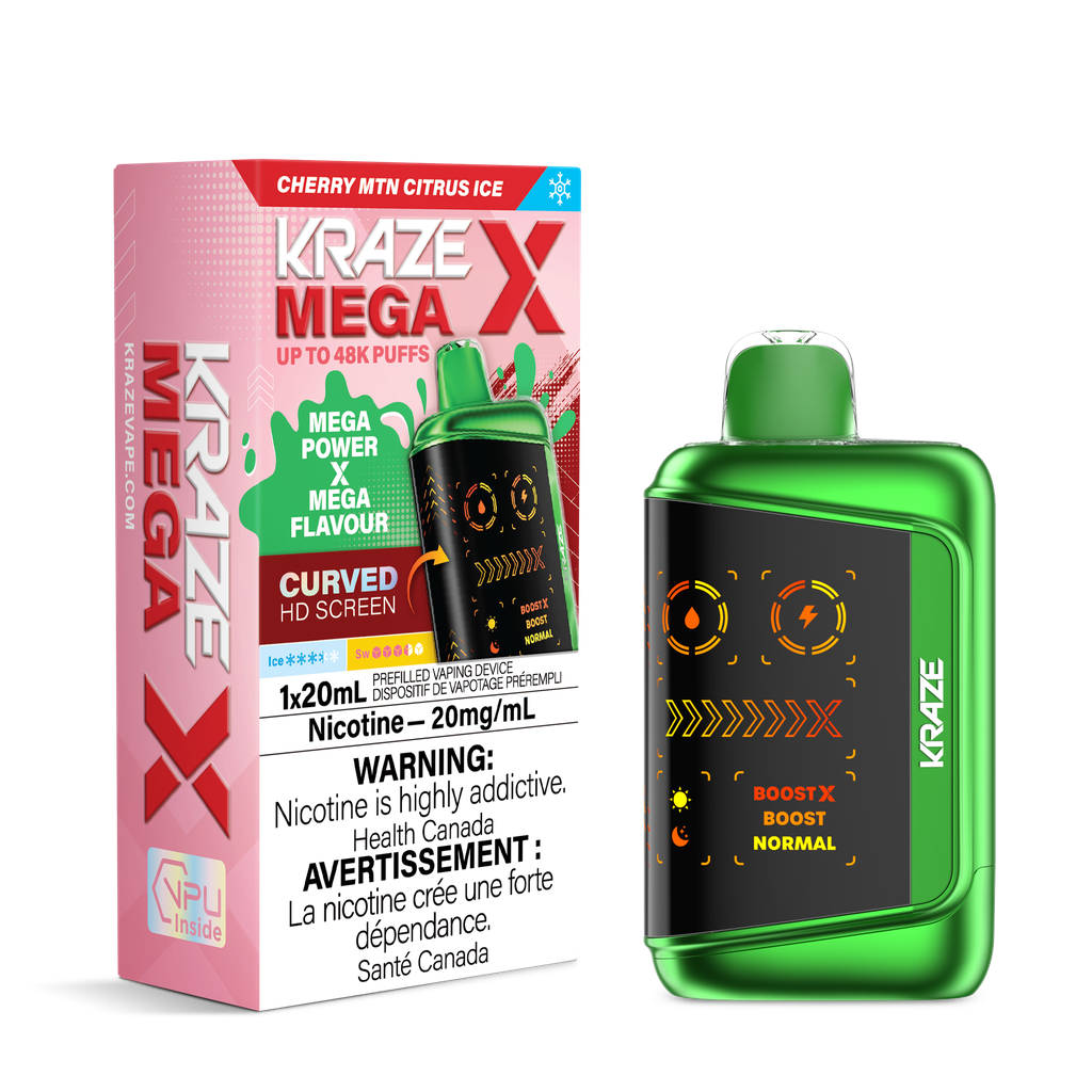 Kraze Mega X - Cherry MTN Citrus Ice