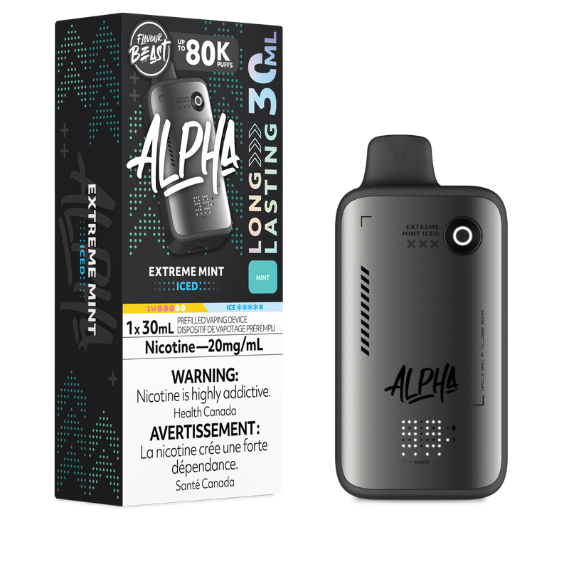 Flavour Beast ALPHA 80k - Extreme Mint Iced Prime Vape Flavour Beast ALPHA 80k - Extreme Mint Iced Prime Vape