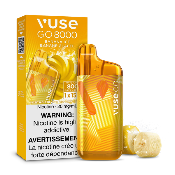 Vuse Go 8000 - Banana Ice  Prime Vape