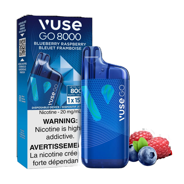 vuse go blinking blue Vuse Go Reload Refillable Vape | Blueberry Ice main image 1