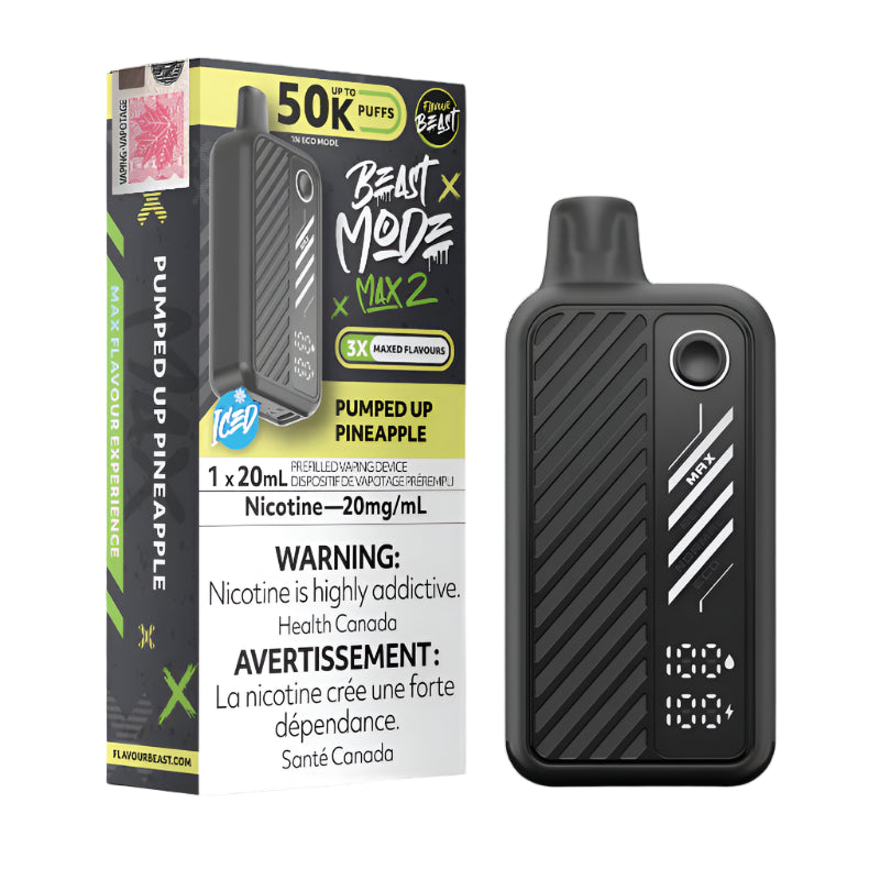 Flavour Beast Beast Mode Max 2 50K - Pumped Up Pineapple