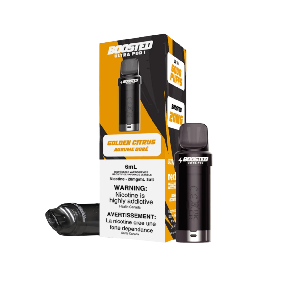 Boosted Pods ULTRA - Golden Citrus (PROV)