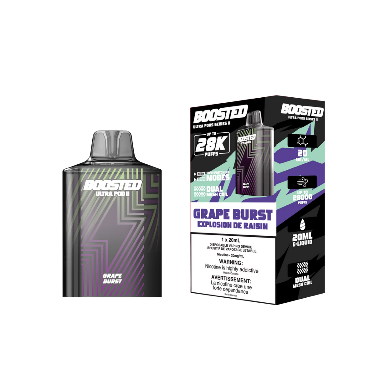 Boosted Ultra Series II - Grape Burst (PROV)