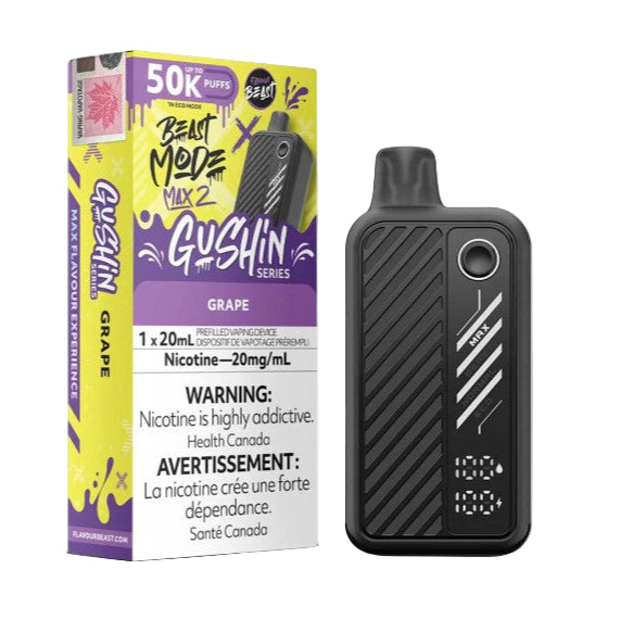 Flavour Beast Beast Mode Max 2 50k - Gushin Grape