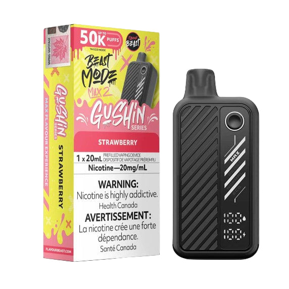 Flavour Beast Beast Mode Max 2 50k - Gushin Strawberry