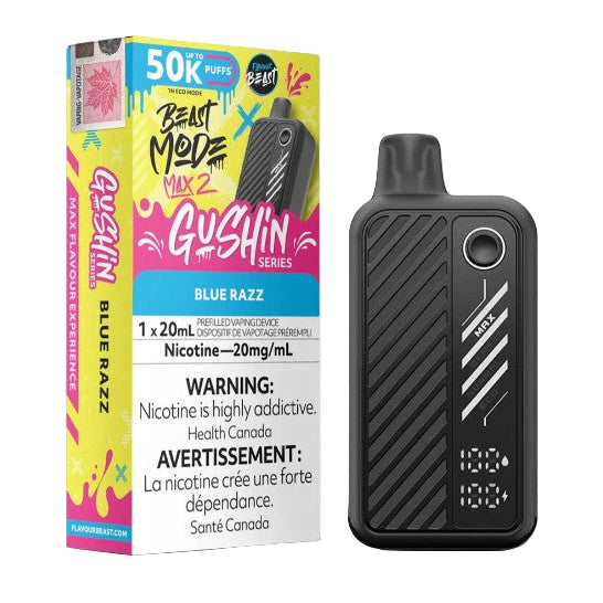 Flavour Beast Beast Mode Max 2 50k - Gushin Blue Razz