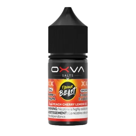 Flavour Beast x OXVA - Fresh Peach Cherry Lemon Ice 30 mL Salt