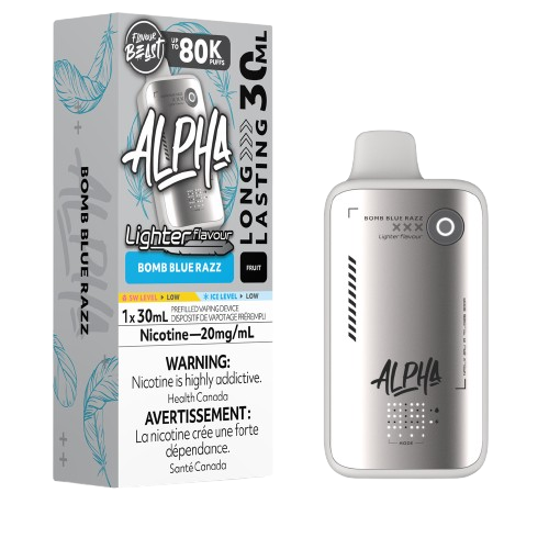 Flavour Beast ALPHA 80k Light Flavours Series - Bomb Blue Razz