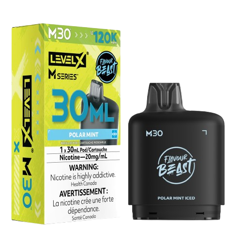 Flavour Beast Level X M Series 120k - Polar Mint Iced