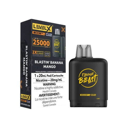 Flavour Beast Level X Boost G2 25k - Blastin' Banana Mango (PROV)