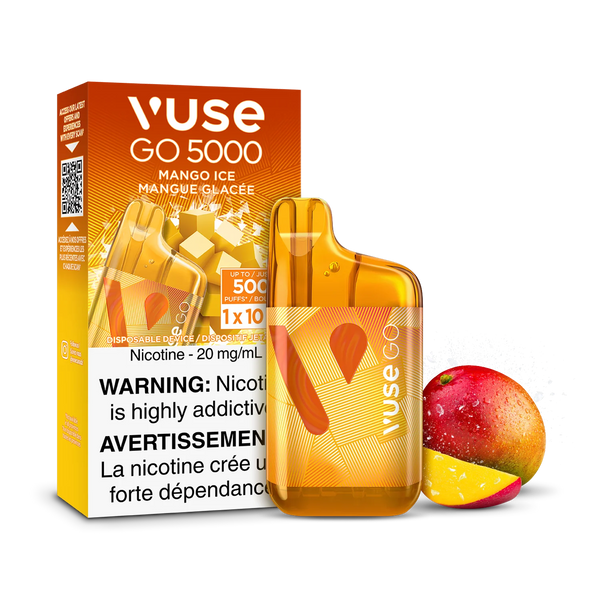 Vuse GO 5000 - Mango Ice Prime Vape Vuse GO 5000 - Mango Ice Prime Vape