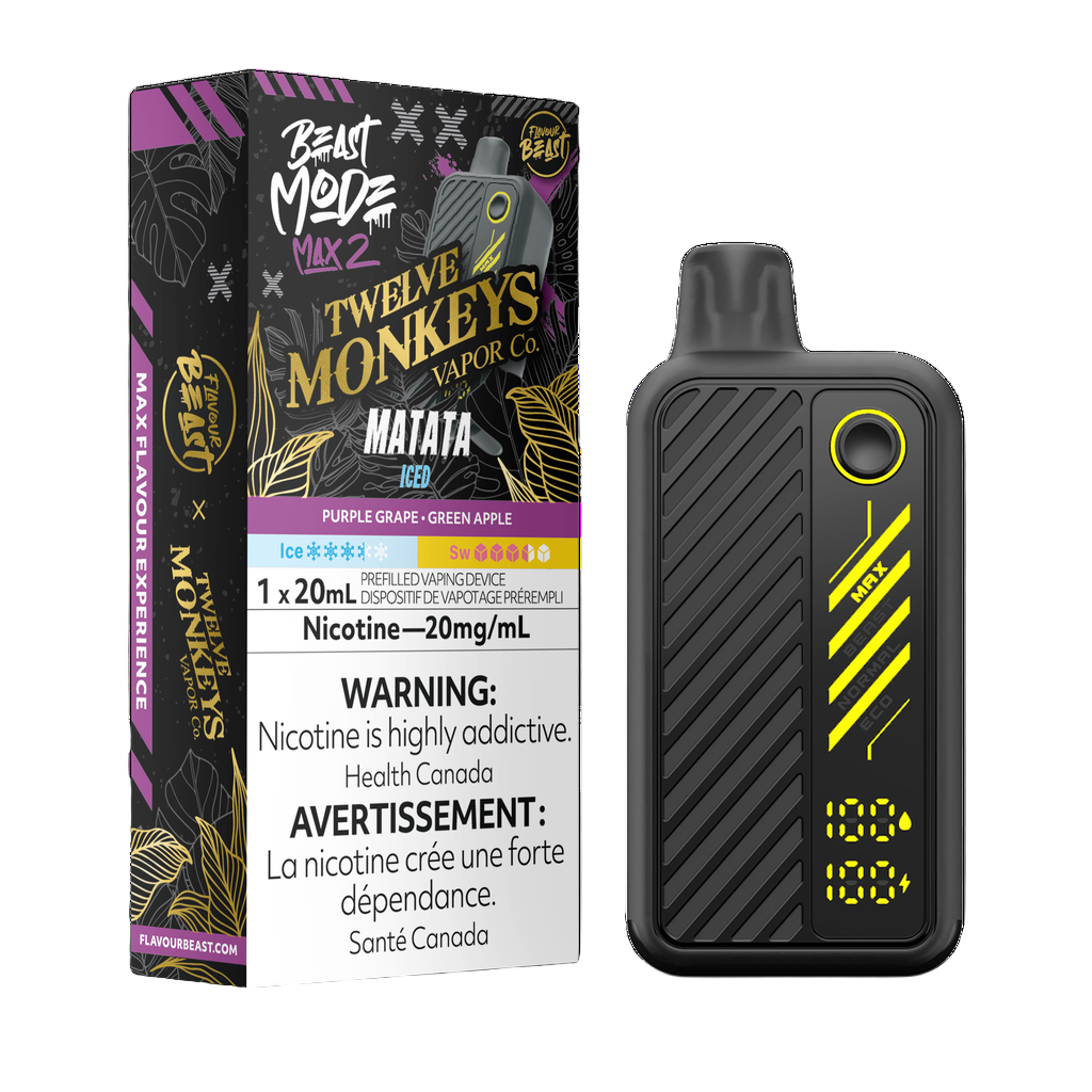 Flavour Beast x Twelve Monkeys Beast Mode Max 2 50k - Matata Iced