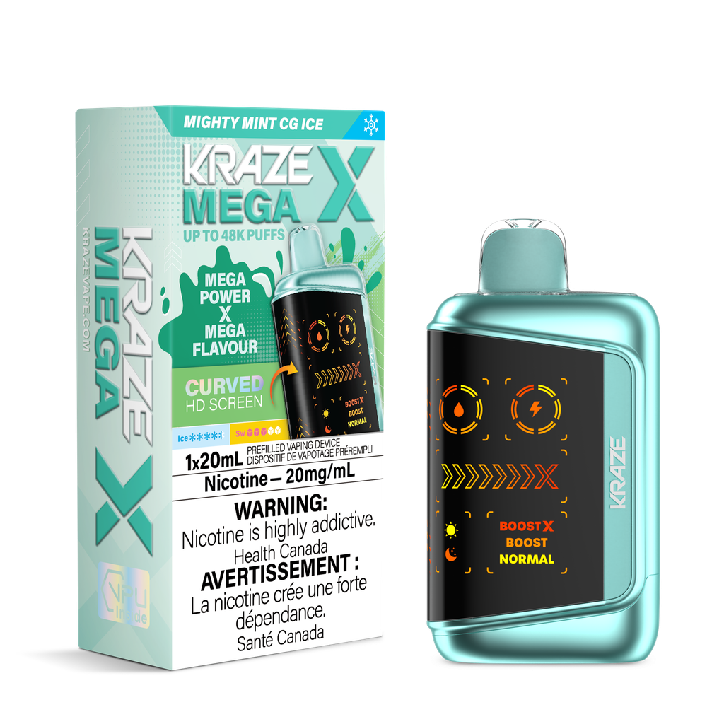 Kraze Mega X - Mighty Mint CG Ice