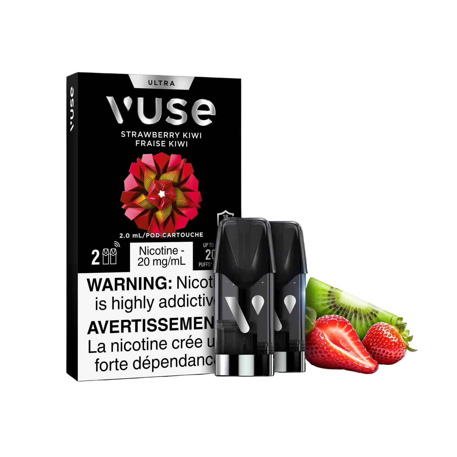 Vuse Ultra Pods - Strawberry Kiwi (PROV) Prime Vape Vuse Ultra Pods - Strawberry Kiwi (PROV) Prime Vape