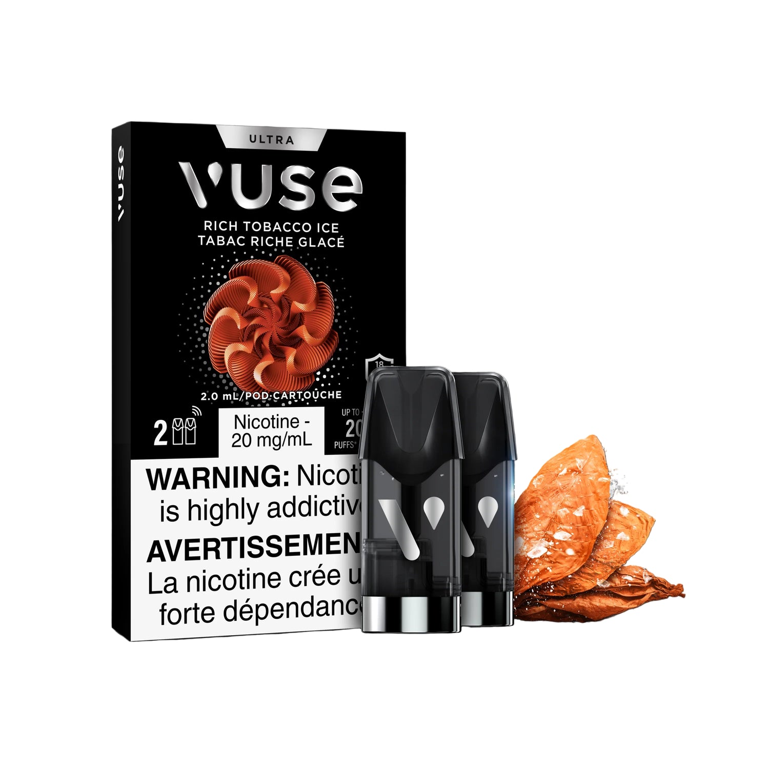 Vuse Ultra Pods - Rich Tobacco Ice (PROV) Prime Vape Vuse Ultra Pods - Rich Tobacco Ice (PROV) Prime Vape