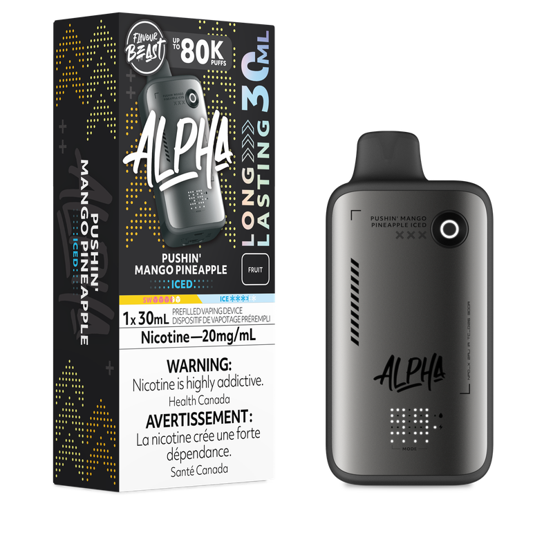Flavour Beast ALPHA 80k - Pushin' Mango Pineapple Iced