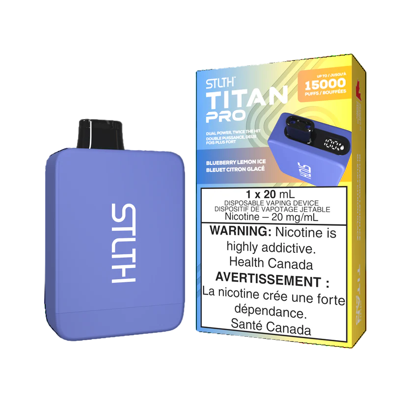 STLTH Titan Pro 15K - Blueberry Lemon Ice – Prime Vape