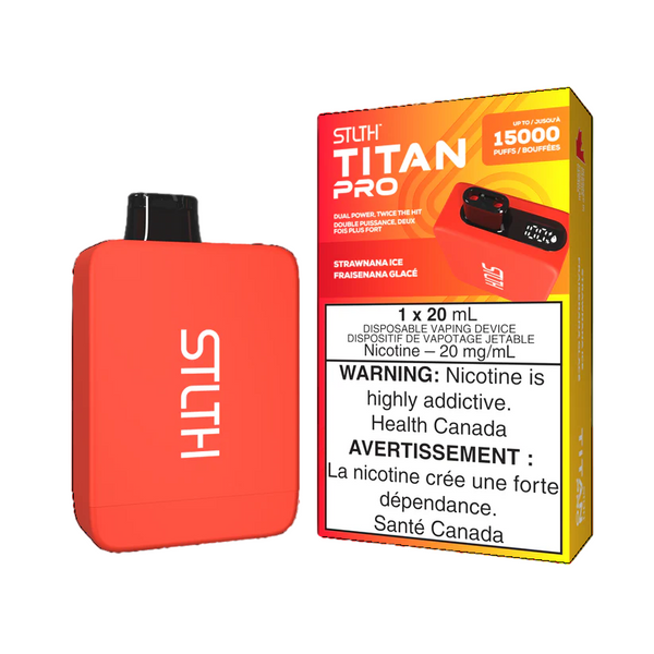 STLTH Titan Pro 15K - Strawnana Ice – Prime Vape