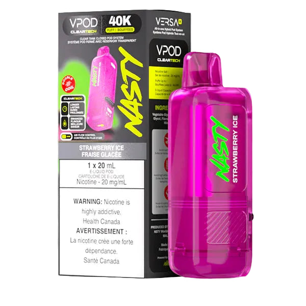 Nasty Versa X Pod 40k - Strawberry Ice