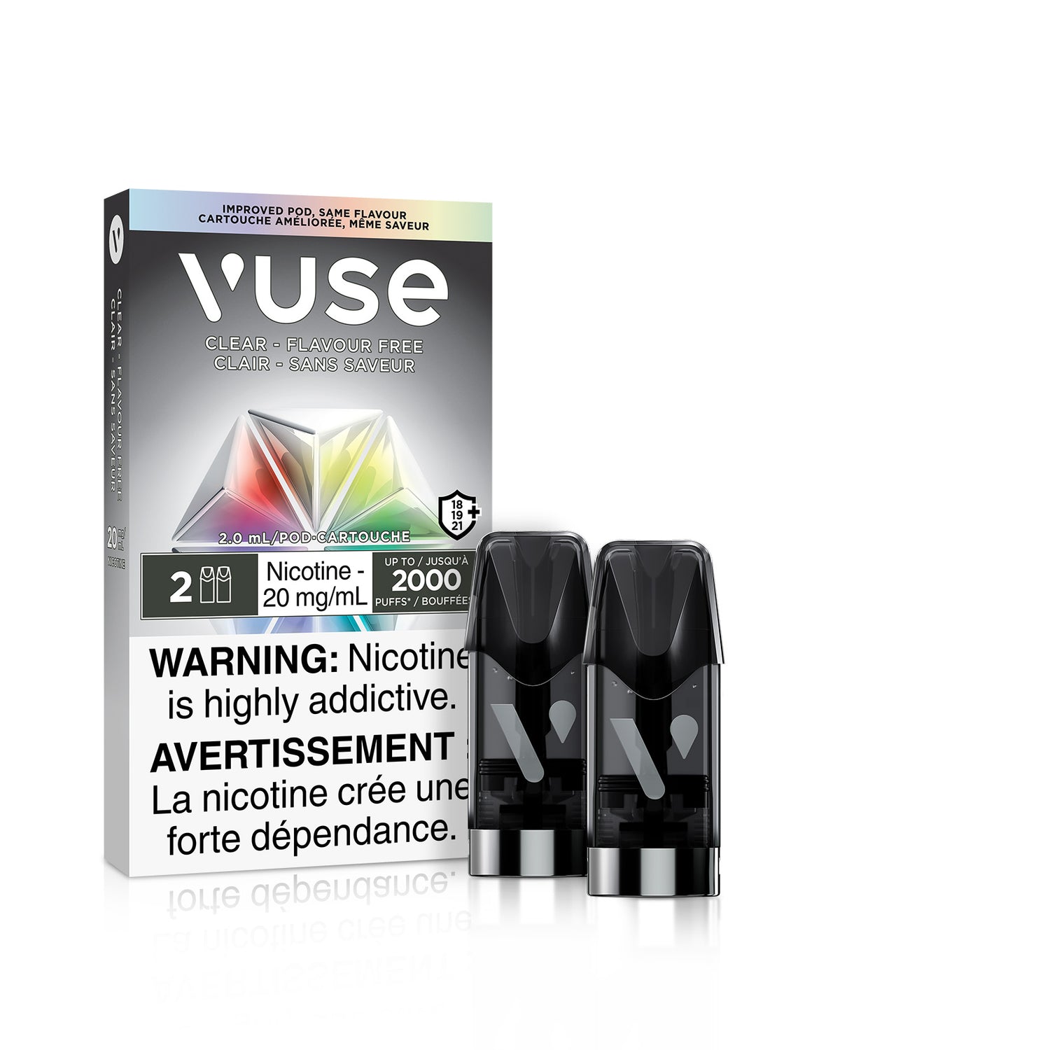 Vuse Pods - Clear Prime Vape Vuse Pods - Clear Prime Vape