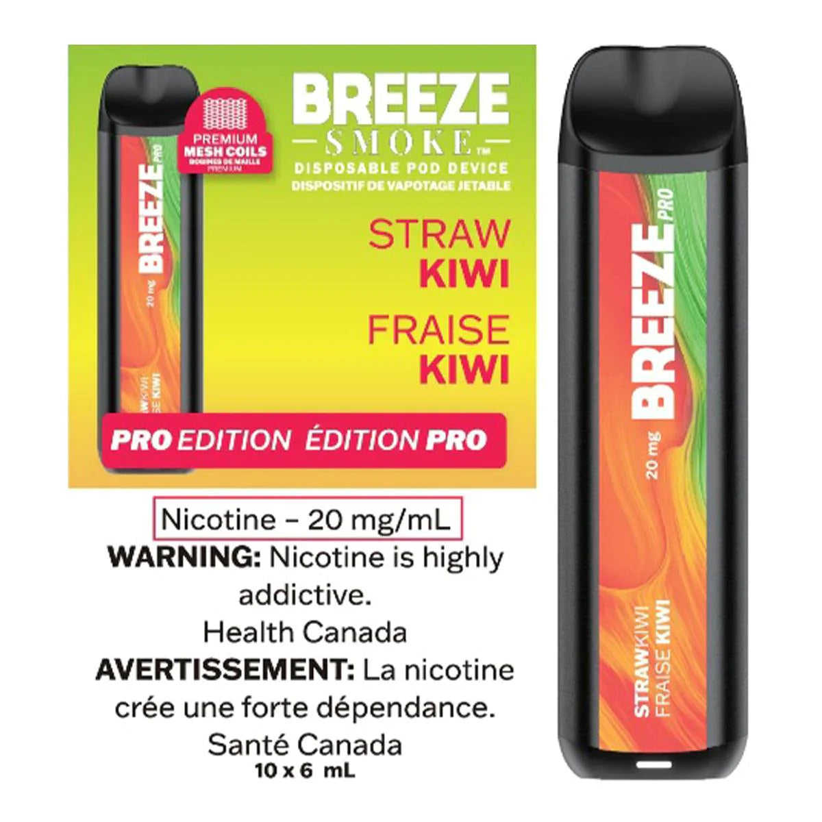 Breeze Pro - Strawberry Kiwi (PROV)