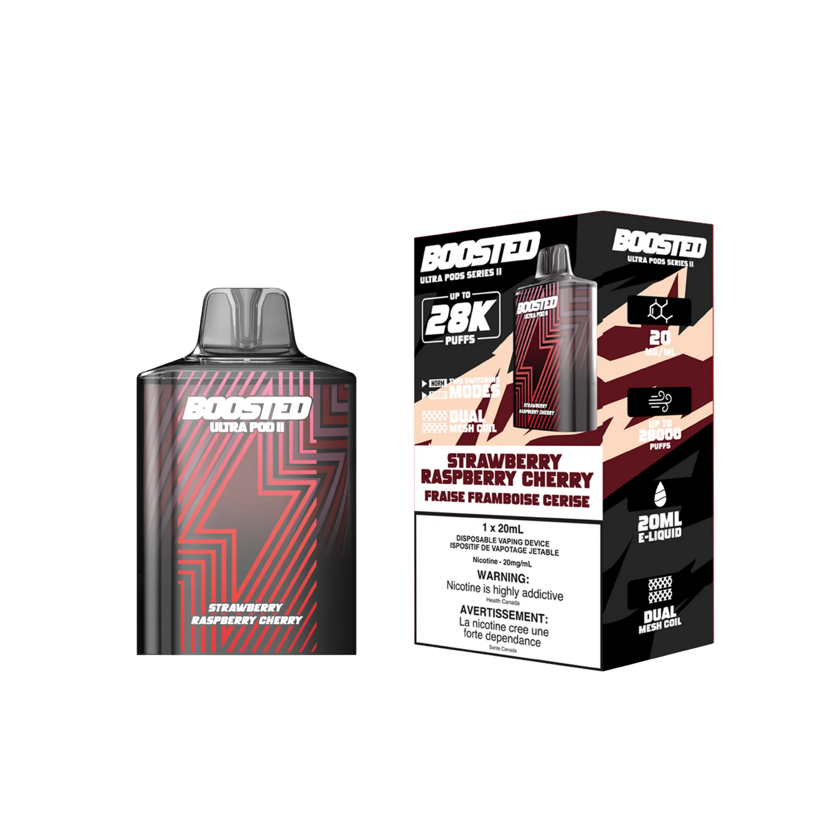 Boosted Ultra Series II - Strawberry Raspberry Cherry (PROV)